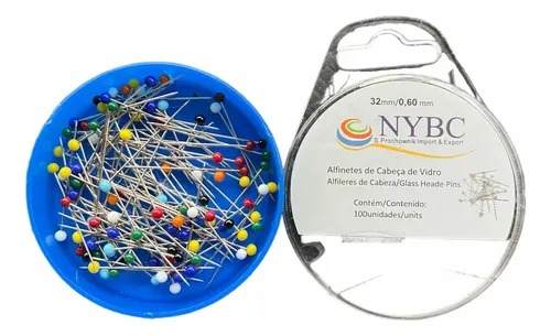 ALFINETE CABECA COLORIDA NYBC